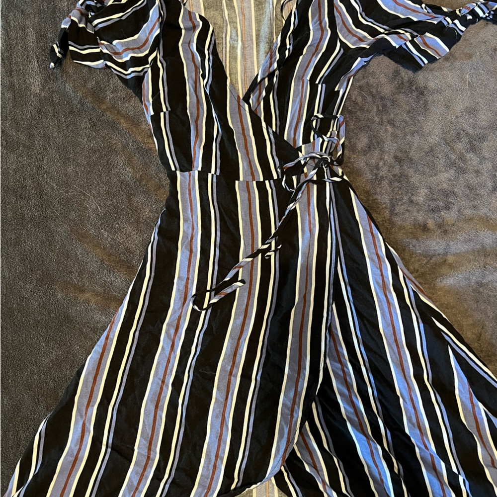 Tie front dress
